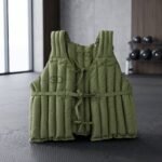 Chaleco con peso lastrado 10 kg verde canvas